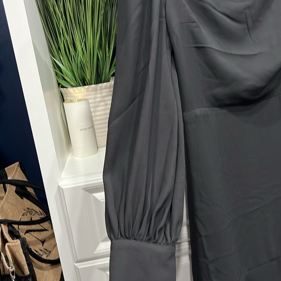 Express black dress high neck  M new w/tag
30% POLYESTER LINING:
100% POLYESTER - Picture 4 of 10